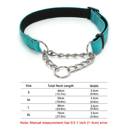 Stainless Steel Chain Martingale Collar