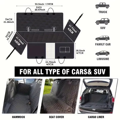 Back Seat Waterproof Dog Cover