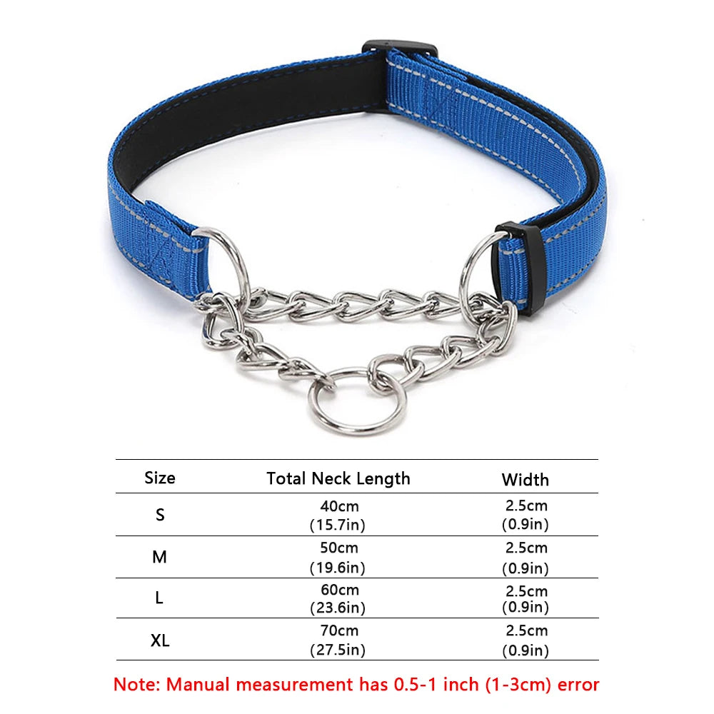 Stainless Steel Chain Martingale Collar