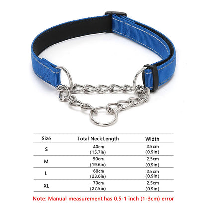 Stainless Steel Chain Martingale Collar