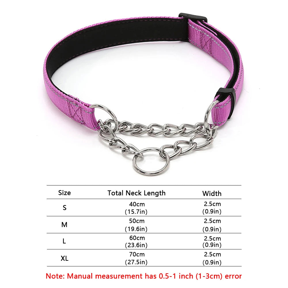 Stainless Steel Chain Martingale Collar