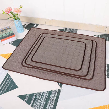 Dog Cooling Mat - Breathable Ice Pad Blanket for Ultimate Comfort