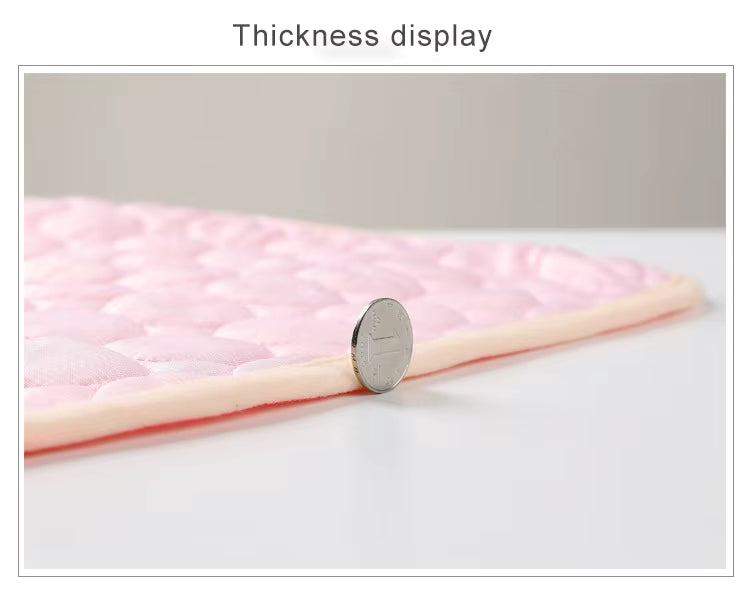 Dog Cooling Mat - Breathable Ice Pad Blanket for Ultimate Comfort