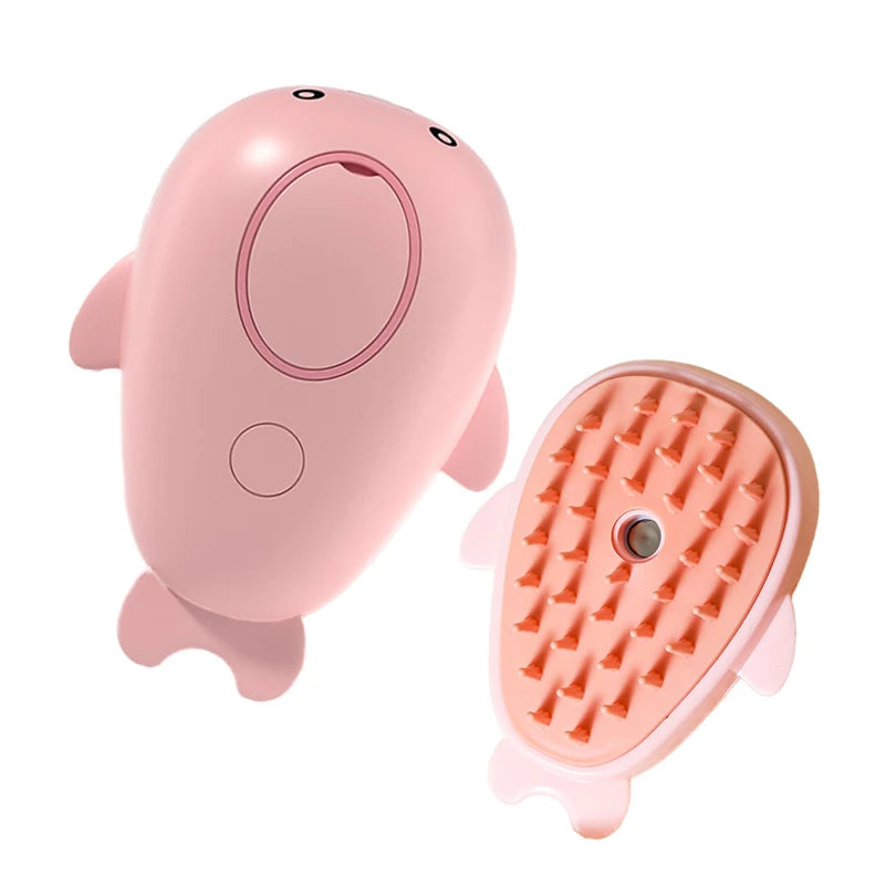 Transform Your Pet's Grooming Routine with the 3-in-1 Electric Spray Brush: Effortless Hair Removal, Massage & Cleanse for Cats and Dogs