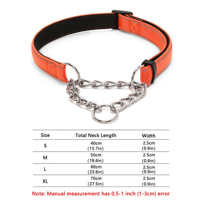 Stainless Steel Chain Martingale Collar