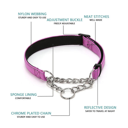 Stainless Steel Chain Martingale Collar