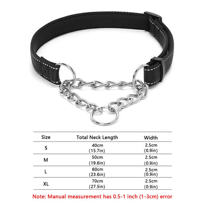 Stainless Steel Chain Martingale Collar