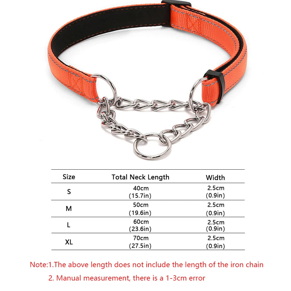 Stainless Steel Chain Martingale Collar