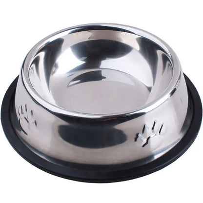 Stainless Skidproof Steel Bowl Feeder